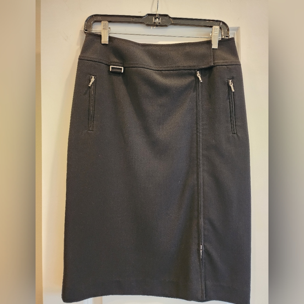 Carlisle Black Pencil Skirt